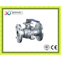 2PC Stainless Steel Flanged Ball Valve with Manual Lever